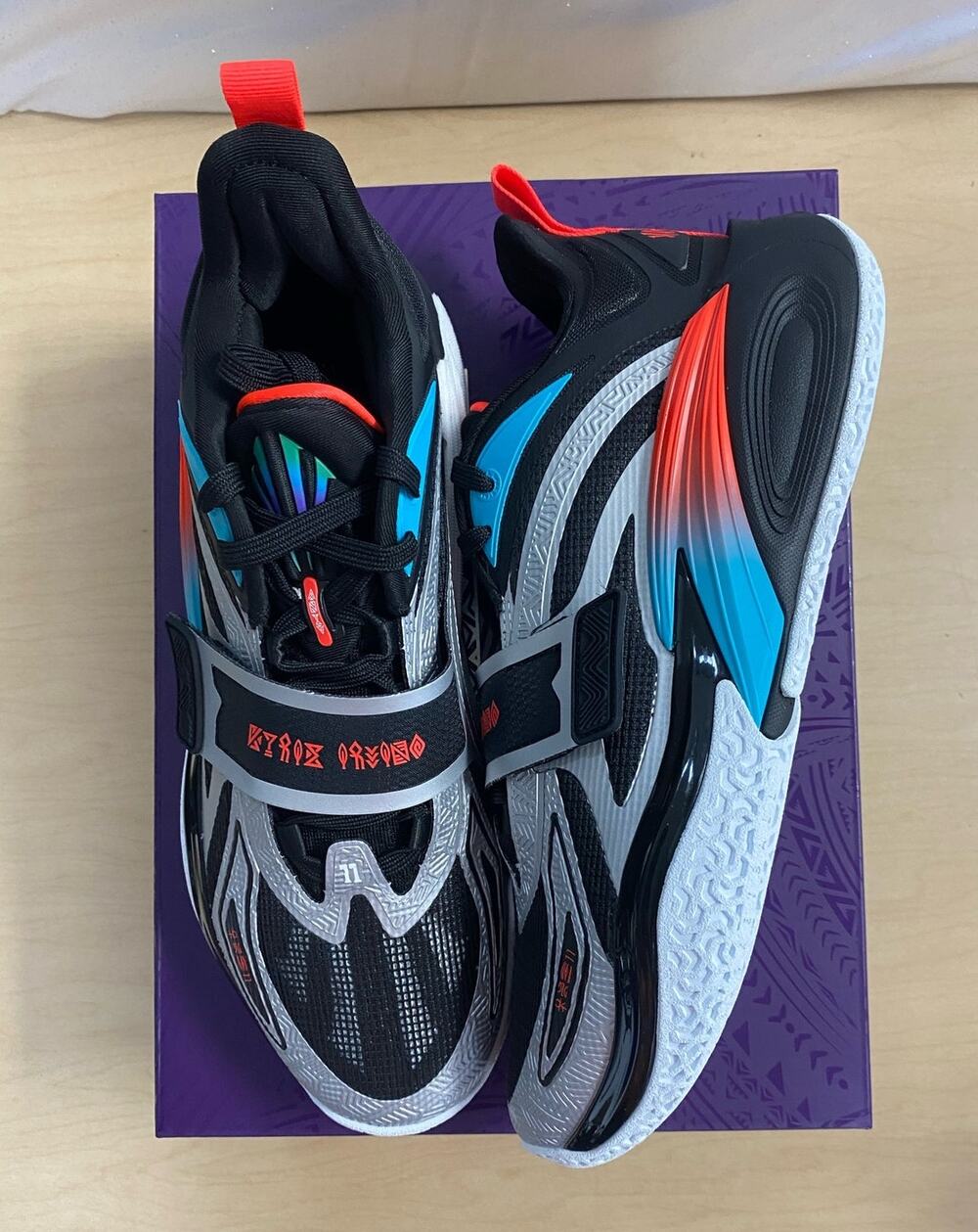 2024 Anta Kai 1 Kaleidoscope 8124C1102S Men's 10.5 NIB Basketball Shoes